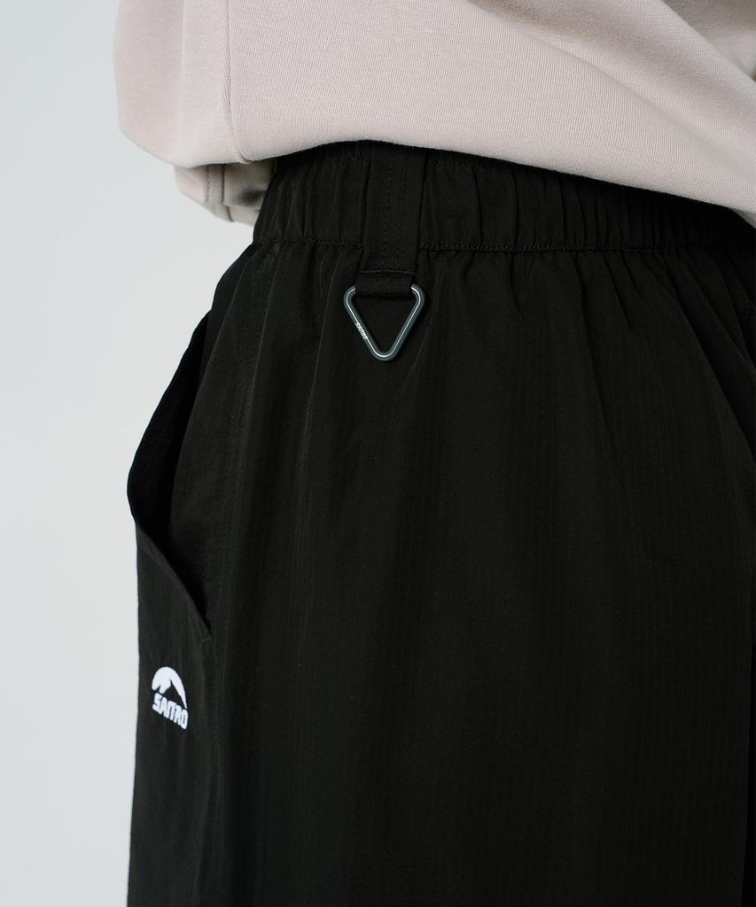 SANRO [Unisex] Side String Pants - Black