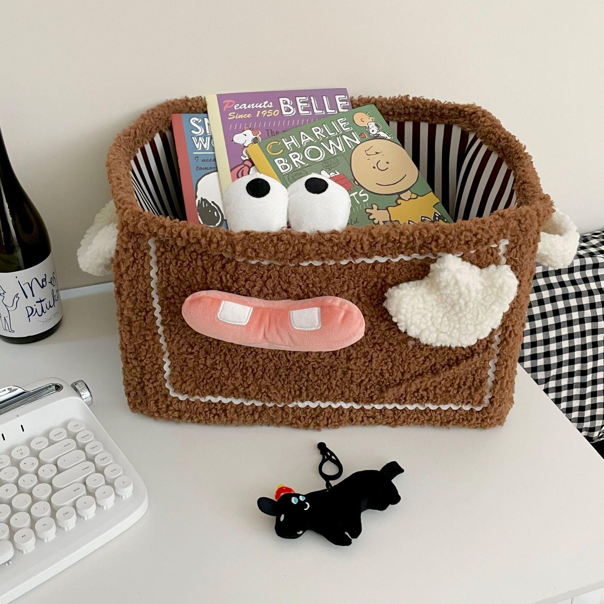 

Очаровательная складная корзина-монстр для хранения игрушек и закусок Large