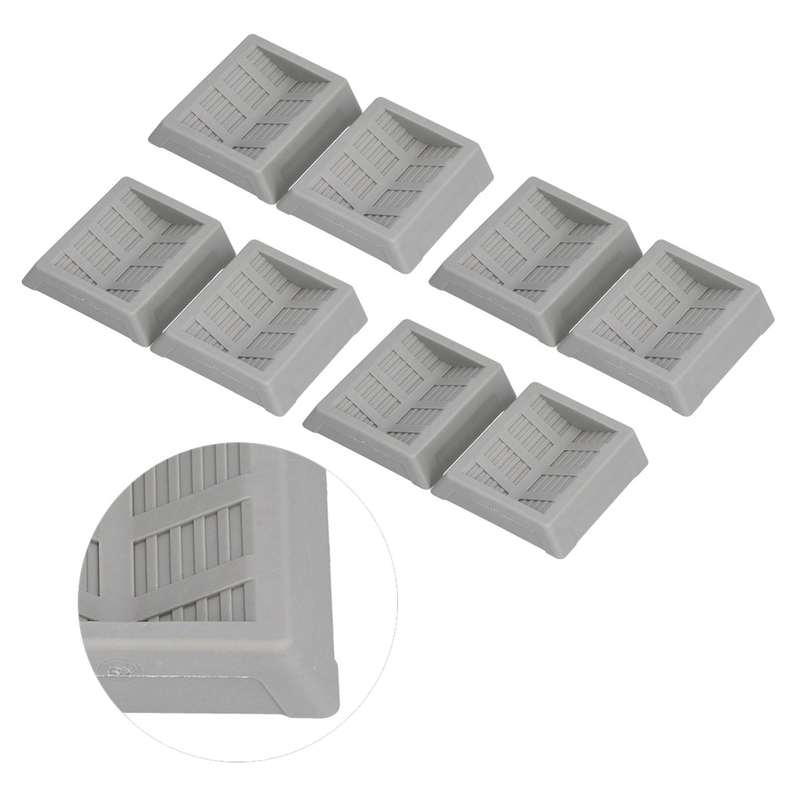 

8PCS Rubber Caster Cups Furniture Wheel Stoppers Floor Protector for Bed Office Chair Cabinet Sofa Closet Wheels