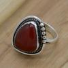 Red Onyx Gemstone 925 Silver Ring, Natural Gemstone  Silver Handmade Unique Jewelry, Valentines Day Gift For Her