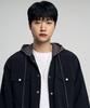 SLOW RECORD HOUSE Nylon Hoodie_Black