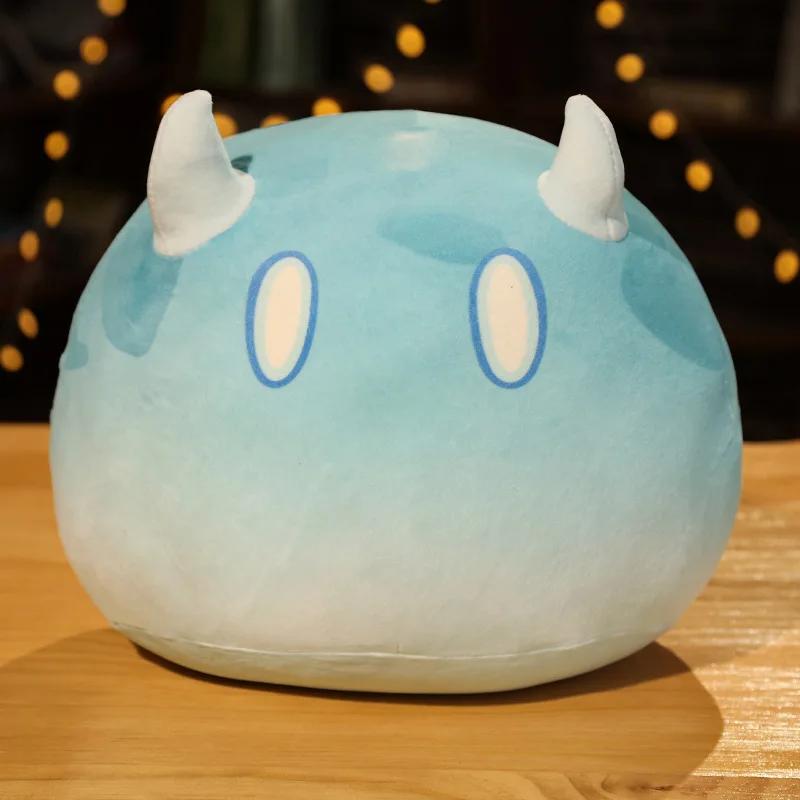 35/45cm Genshin Impact Plush Toys Slime Pillow Toys Genshin Impact Elemental Slime Plush Cushion Stuffed Soft Plushie Dolls