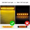 Truck Side Light Warning Car Light 12V24V Wide Voltage 9 Led Truck Side Light Signal Light Show Width Light