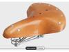 Retro Cowhide Leather Bicycle Seat: Comfortable Mountain Bike Saddle