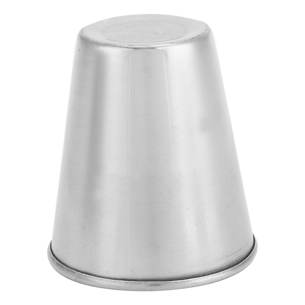 4pcs Portable Stainless Steel Cups Set for Outdoor Camping Travel (M)