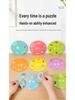 CPCE Kids' Double-Sided Animal Alphabet Puzzle & Parent-Child Interactive Board Game