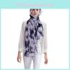 Fashionable Polyester Printed Scarves With Dye Printing Design For Womens Daily Outdoor Use