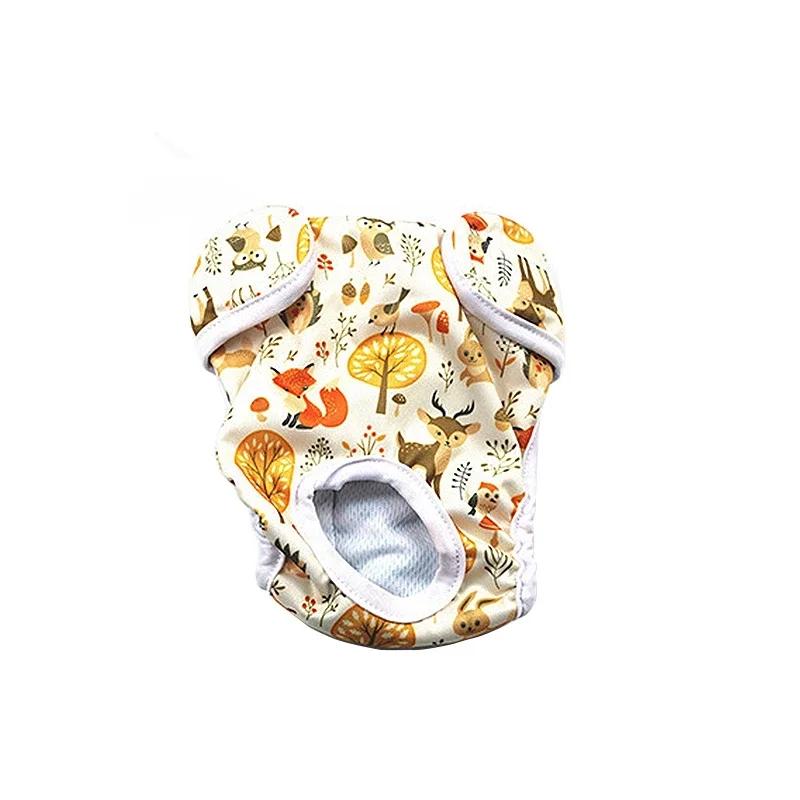 Washable Female Dog Diapers Panties Waterproof Reusable Puppy Underwear Shorts Menstruation Sanitary Safety Physiological Pant