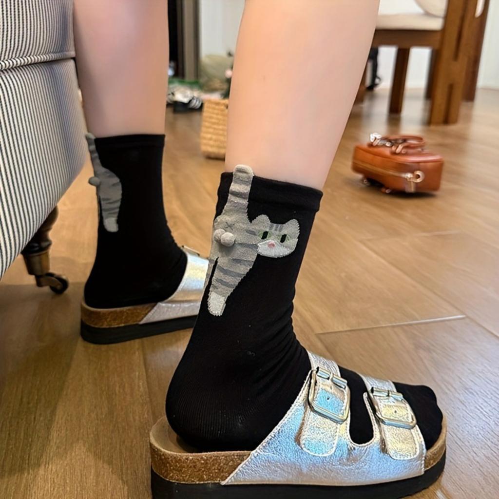 Eier Socken Farbe Niedlich Ding Ding Mittelhohe Socken