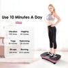 Aparate cu Platformă Vibratoare 180W Exerciții Fitness Ardere Grăsimi Slăbire Leneș Pierdere în Greutate Tremurător Antrenament Platformă Oscilantă