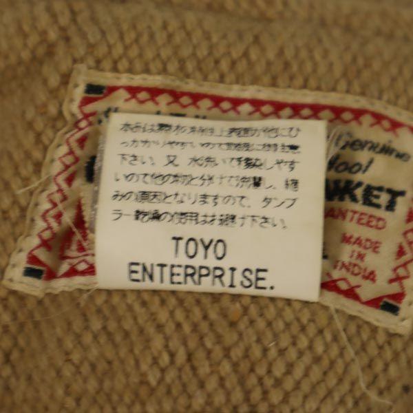 Styleeyes Toyo Enterprise Ethnic Pattern Wool Jacket 36 Beige Men's Used