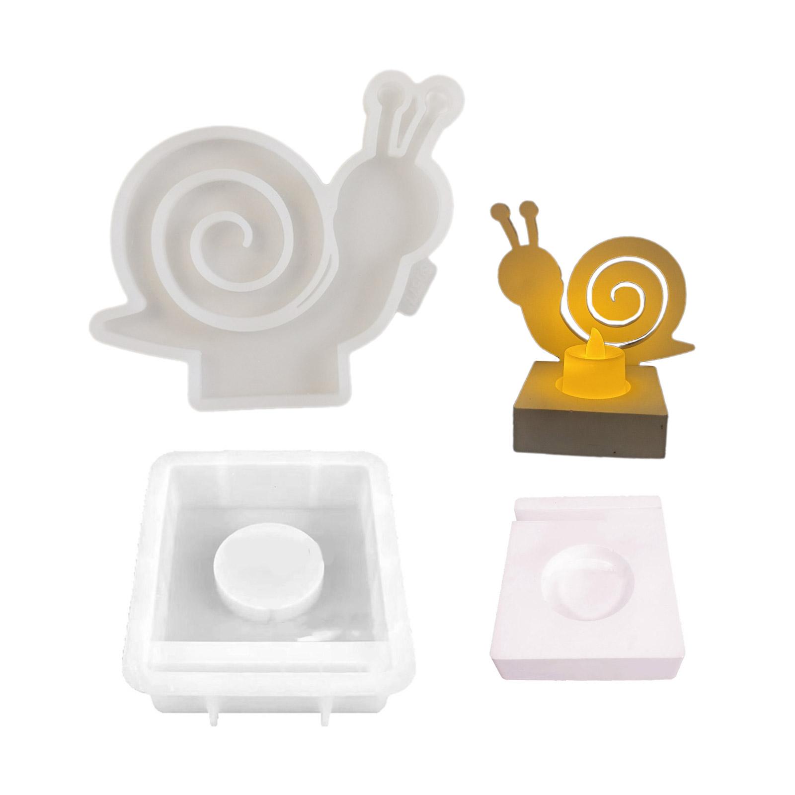 

Декоративная форма для подсвечника «Улитка», мягкая силиконовая форма в виде улитки для элегантных проектов по декорированию подсвечников своими руками