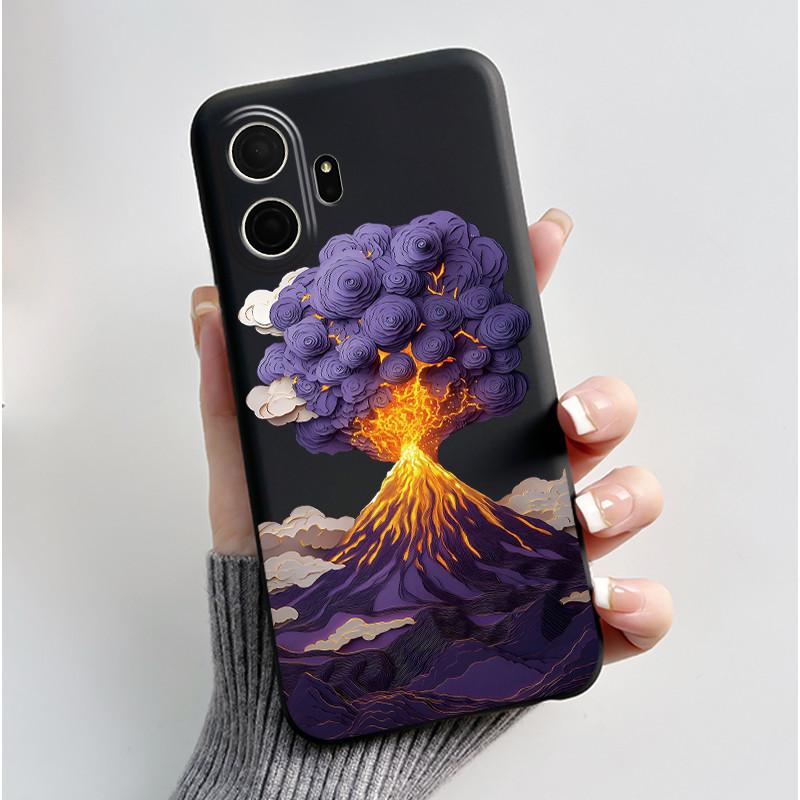 Süße Hülle für TCL K70 5G/TCL K70 SE (T453D) Hülle Case Druck Schale Schutzhülle Weiches Silikon Cartoon Handyhülle Coque