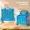 Small Mini Desktop Educational Double Ejection Fun Four Ball Competitive Finger Projection Shooting Toy