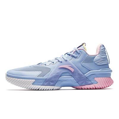 Airspace 5 Basketball Shoes Men's Low Top Danube Blue/Cute Pink Sneakers 912511606Q-2
