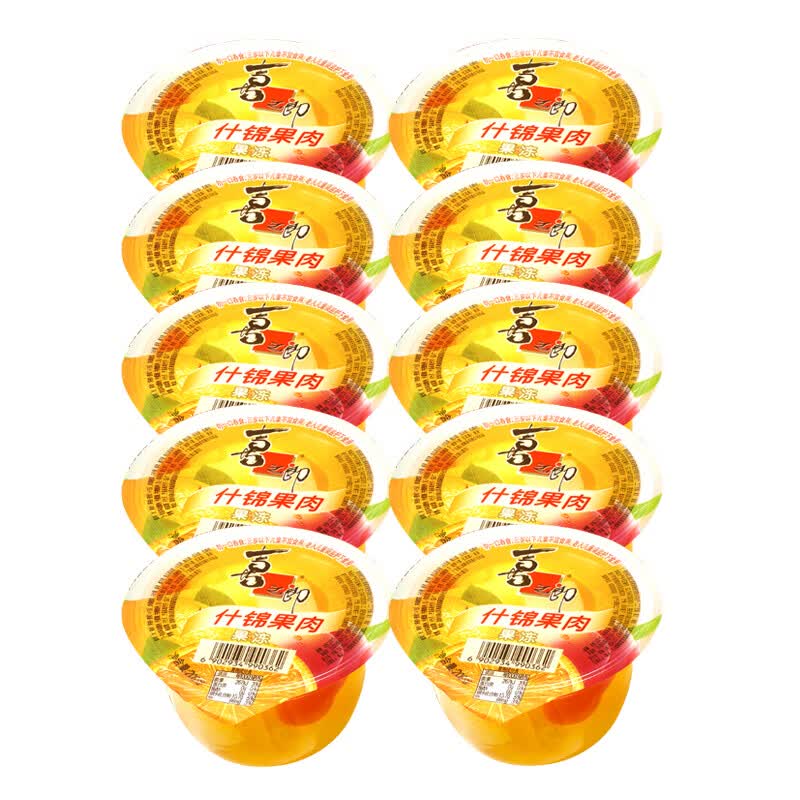 Xi Zhi Lang Assorted Fruit Pulp Jelly Pudding Cups