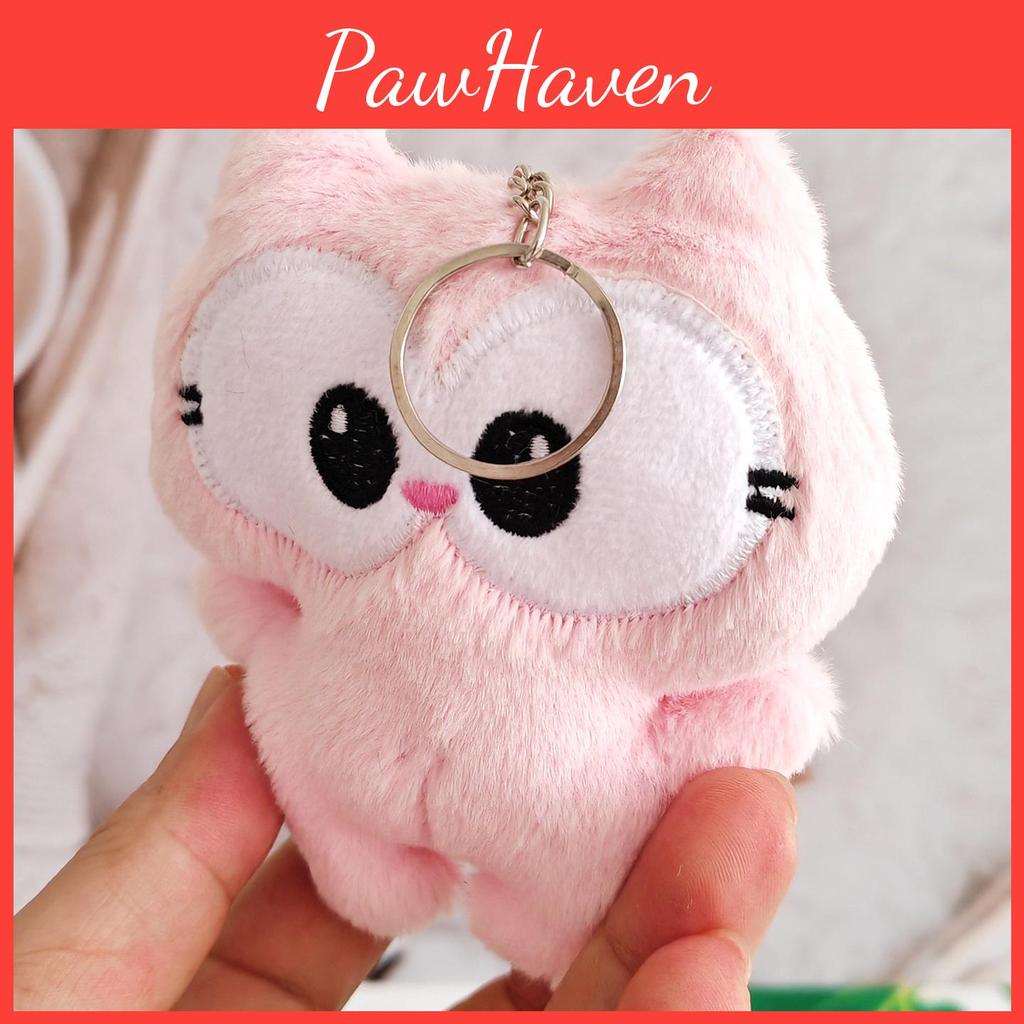 Garfield Plush Pink Keychain Stuffed Animal Doll Pendant For Decoration Kids