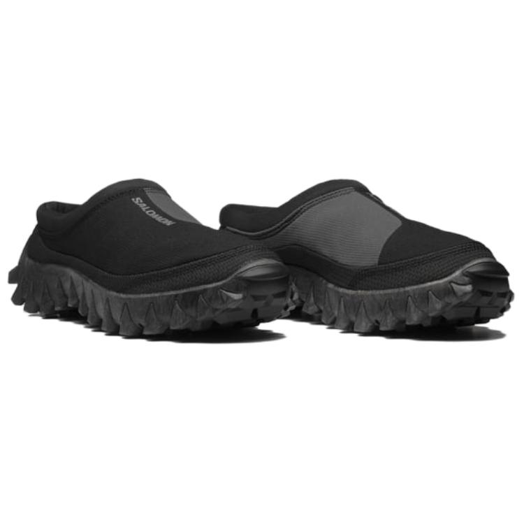 Salomon Snowclog Casual Versatile Anti-Wear Anti-Slip Closed-Toe Slippers Unisex Slippers Black 475176
