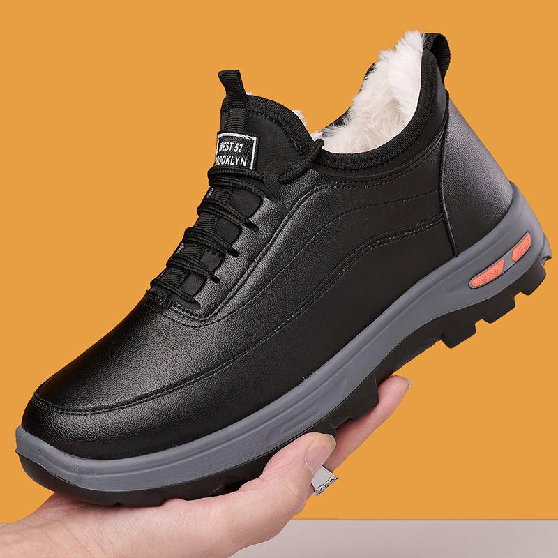 

Men s Winter Cotton Shoes – Warm, Thickened Old Beijing Cloth for Middle-Aged & Elderly Dad – Casual Sports Boots 38