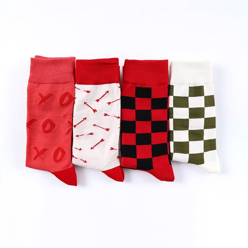 Fashion Men Socks Cotton Socks Men Harajuku Style Colorful Crew Dress Socks