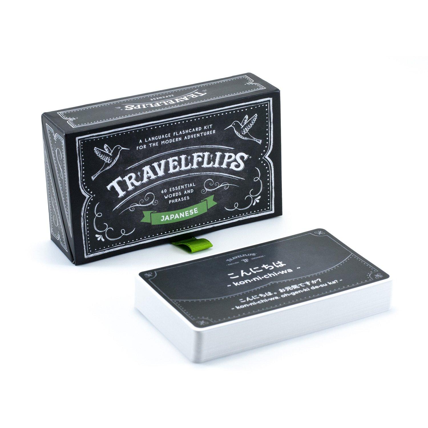 

Карточки японского языка Travelflips Изучайте японские слова и фразы Базовый японский язык для начинающих Подарок для детей и - - - путешественников, взрослых.