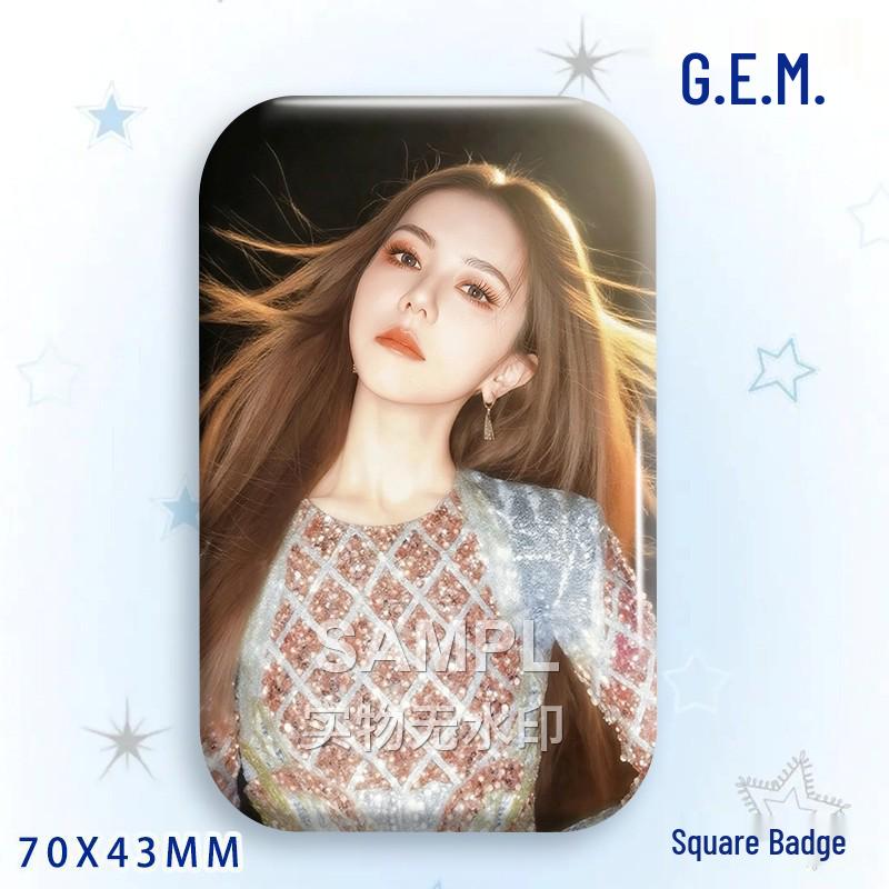 G.E.M. Star Idol Laser Badge & Brooch Pendant