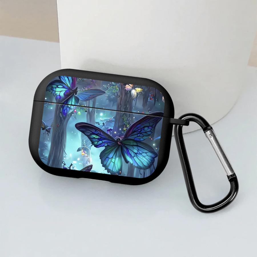 Cartoon Butterfly Pattern Earphone Cases Cover Case For Airpods 2 Pro 1 3 Pro2 4 Pro3