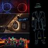 3M EL Wire Neon LED Strip Light AA Battery Powered DIY Lights Tube Rope For Halloween Christmas Festival Party Car Decoration