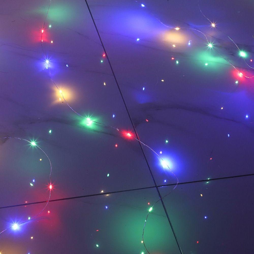 Waterproof Window Curtain String Lights Multicolor Holiday String Lights Party Decoration