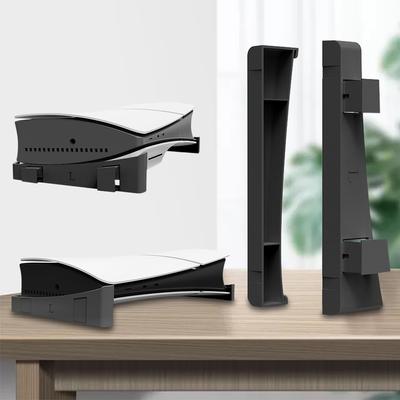 Horizontal Stand with Anti-Slip Mads Base Stand Holder Accessories Space Saving for Playstation 5 Slim Disc & Digital Edition