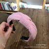 Fabric headband female Yiwu headdress jewelry autumn and winter feeling wide edge versatile high skull top headband hairpin