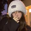 Autumn and Winter Korean Style Face Showing Small Versatile Woolen Hat Japanese Style Large Head Circumference Warm Ear Protection Hat