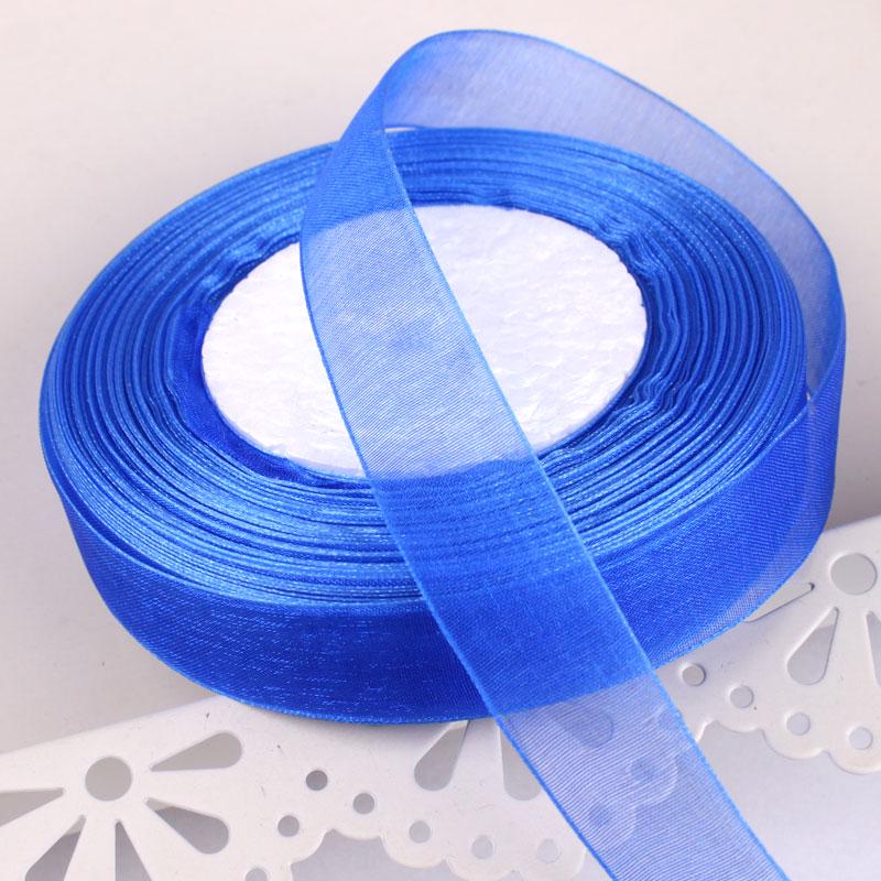 2cm Transparent Gauze Ribbon for Gift Boxes, Cake Decorations, Headbands, and Dance Streamers
