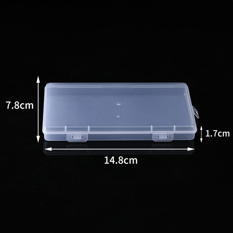 Plastic Storage Box, Packaging Box, Parts Hardware Tool Box Cross-Border Long Flat Box Square Box Pp Box Jewelry Stationery Box