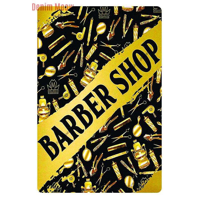 Hair Cutting Retro Plaque, Metal Signs, Barber Shop, Vintage Painting, Wall Posters, Bar, Pub, Shave & Haircut, Home Decor, WY28