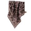 Handmade Retro Paisley Print Double-Sided Wool-Silk Scarf: Luxurious Small Square with High-End Feel