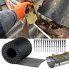 Plastic Leaf Guard Net for Gutters - Anti-Clogging Garden Accessory