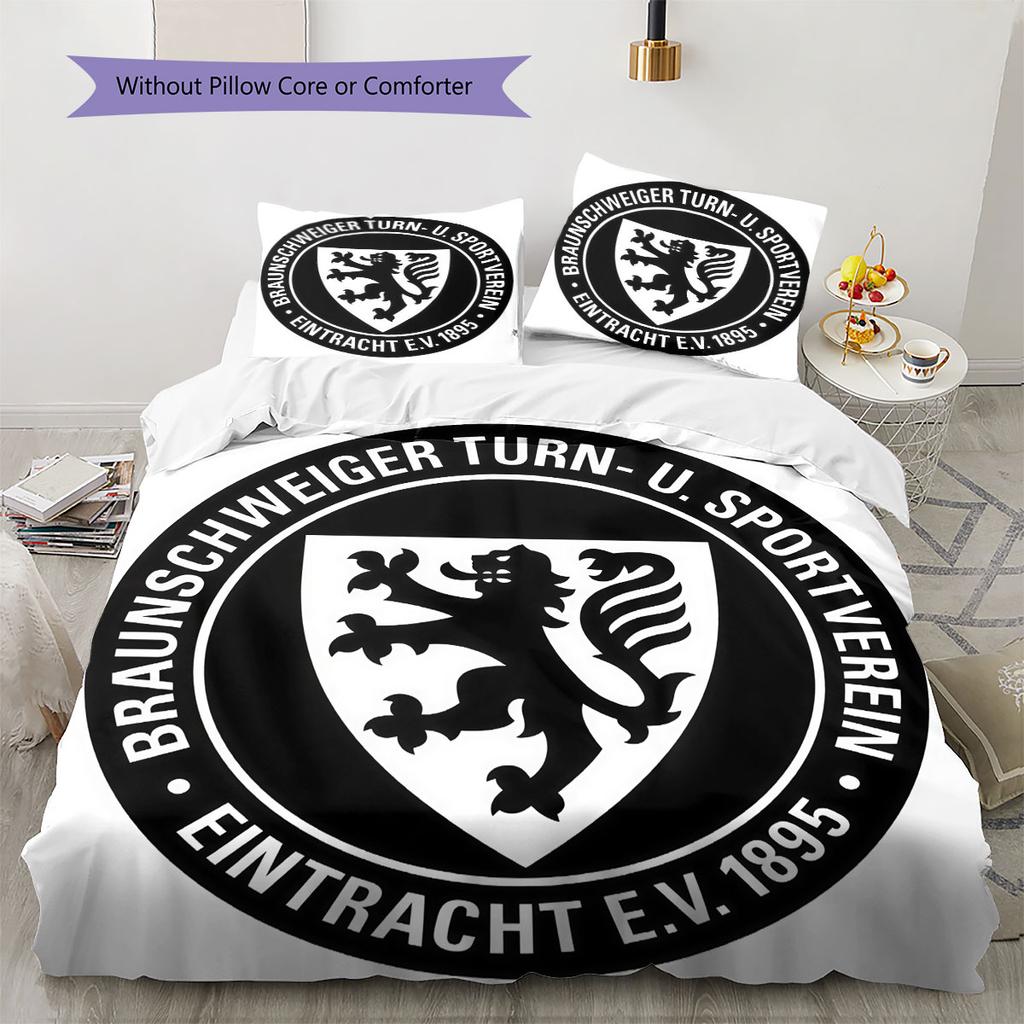Eintracht Legacy Bedding Quilt Set Quilt Cover Pillowcase Home Decoration Birthday Gift (1 * duvet cover + 2 * pillowcase, without core)