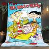 Ed, Edd N Eddy 2D Flat Pattern Flannel Blanket High Quality All Seasons Warmth and Comfort Perfect for Christmas Gifts.SMT0917068