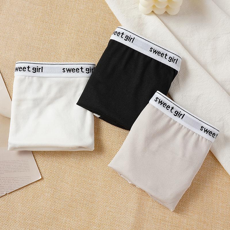 Women Anti-septic Moisture-wicki Panties Seamless Mid Waist Elastic Soft Breathable Underwear Briefs
