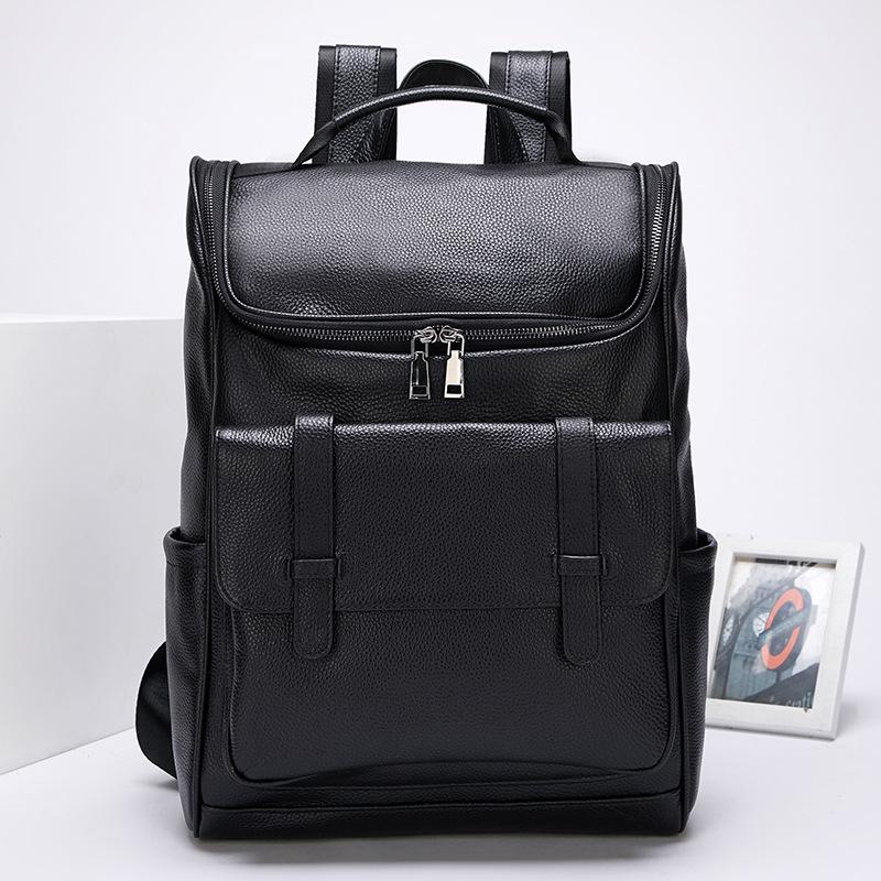 Hot-selling business commuter computer bag leather fashion personalized backpack bag large capacity universal backpack