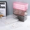 Earring Storage Box Transparent Jewelry Storage Box Drawer Type Nail Drill Storage Compartment Multifunctional Desktop Storage Box