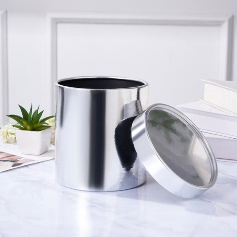 Round Flower Bucket For Home Decoration And Gift Packaging Creative Floral Arrangement Decorative Jar Holiday Gift