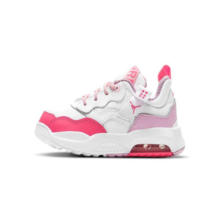 Jordan MA2 Shock Absorption Non-Slip Wear-Resistant Low-Top Walking Shoes Baby Shoes White Pink CW5999-100