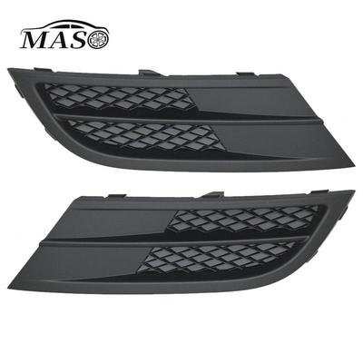 Mattschwarze Auto-Frontstoßstange Nebelscheinwerfer-Gitterabdeckung Zierleiste Links/ Rechts für VW Jetta 2015 2016 2017 ohne Nebelscheinwerfer 5C6853666G