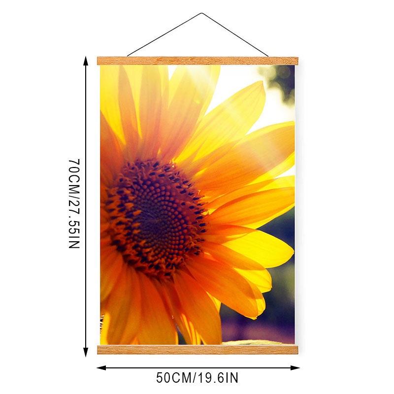 41 cm/51 cm girasole magnetico poster appendiabiti cornice naturale cornice appendiabiti cornice per foto cornice per arte della parete cornice artigianale