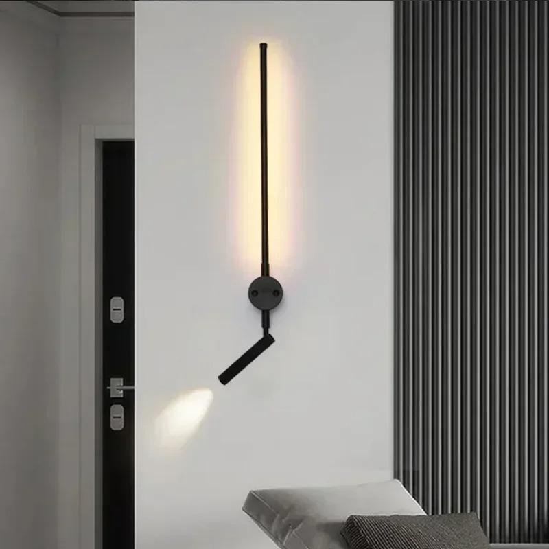 Modern Simple LED Wall Lamp Spotlights Bedroom Bedside Reading Lighting Living Room Corridor Stair Lighting Lamps