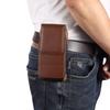 Textured Design Mobile Phone Waist Bag Card Slot Vertical Cover  For Mobile Phones