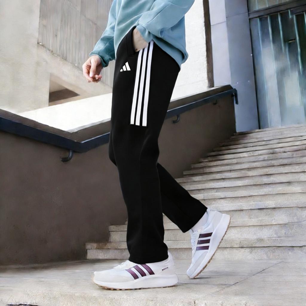 adidas Classic Simple Casual Comfortable Sports Long Pants Unisex Bottoms TR411CS-BW