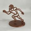 Footballer Figurines Sports Collectable Figurines Rugbys Player Sculptures Table Top Decorations Football Figures Gifts